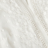 Lunelle – Women's Embroidered White Blouse