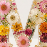Florenza – Personalized Floral Resin Letter Light