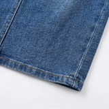 Denara – Button-Front Denim Pencil Skirt