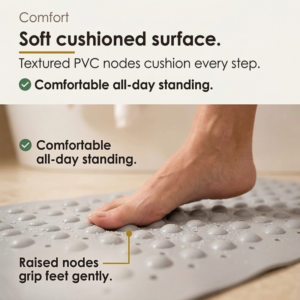 Steddi – Full Length Suction Grip Bath Mat