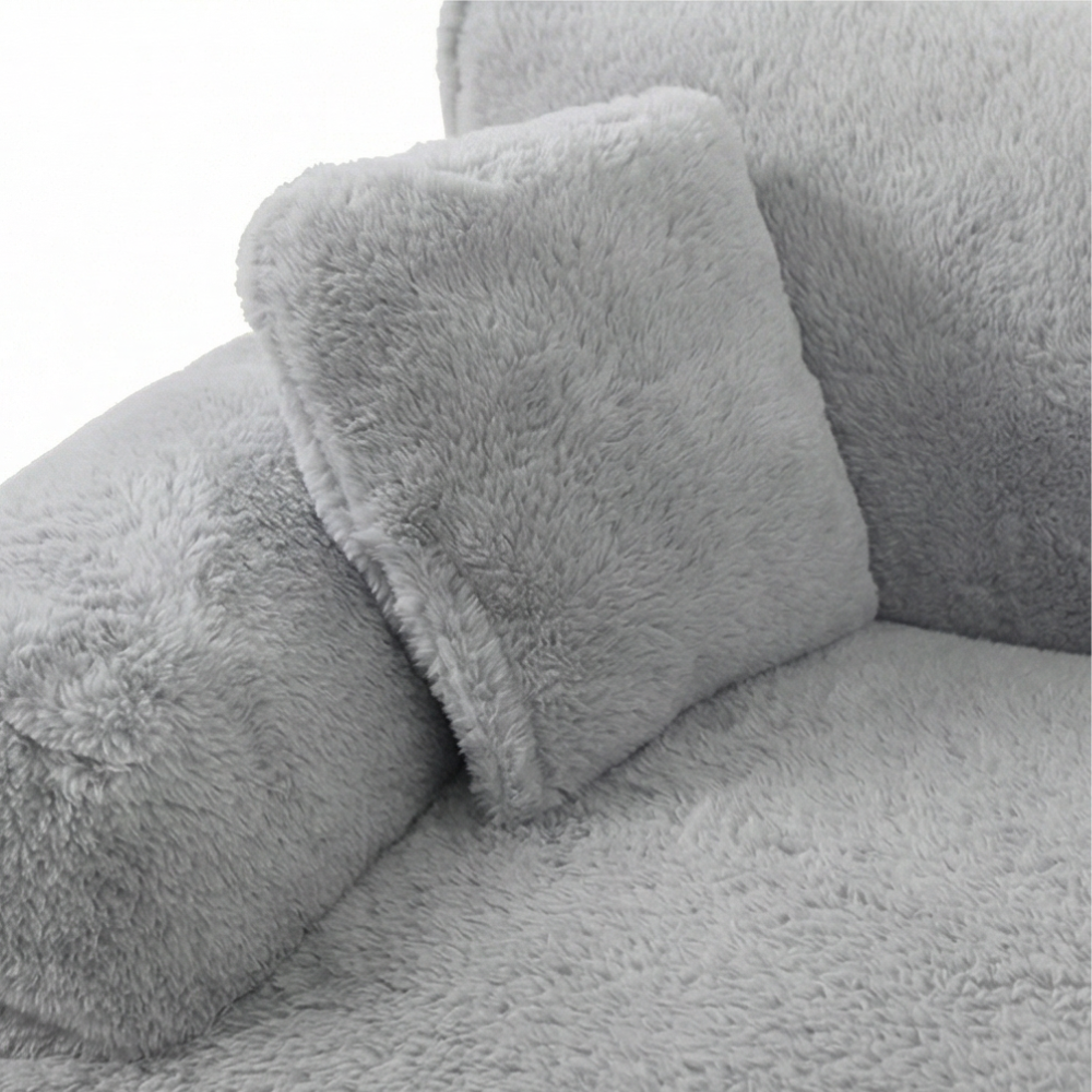 Pawlura – Plush Pet Sofa with Washable Cover