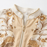Vivara – Women's Floral Kimono Zip Up Set