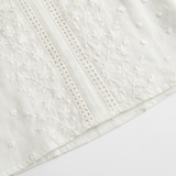 Lunelle – Women's Embroidered White Blouse