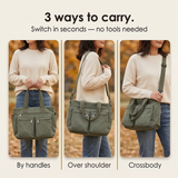 Clovera – Multi Pocket Corduroy Shoulder Bag