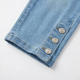 Velora – Women's Slimming High-Waist Capri Jeans