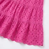 Wearbella – Flowy V-Neck Eyelet Dress for Curvy Fit
