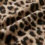 Vivara – Ruched Waist Leopard Maxi Dress