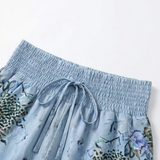 Lunavia – Women's Boho Floral Wide-Leg Pants