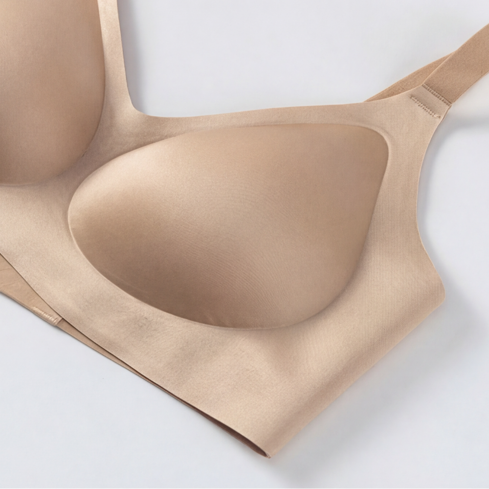 Veluna – Women's Wireless Support Bra with Hidden Gel Lift