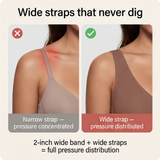 Veluna – Seamless Deep V Wireless Lift Bra