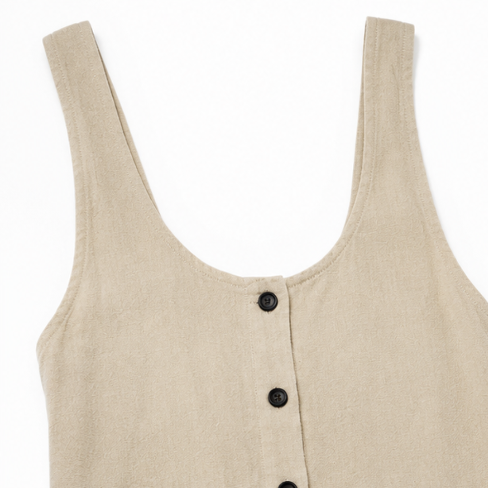 Wearbella – Sleeveless Wide-Leg Pocketed Jumpsuit