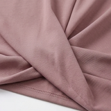 Veluna – Twist-Knot V-Neck Top for Effortless Everyday Style