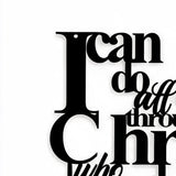 Graceline – Philippians 4:13 Layered Scripture Wall Art