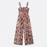 Bloomara – Floral Wide-Leg Jumpsuit with Pockets