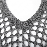 Covena – Women's breezy crochet knit layering top
