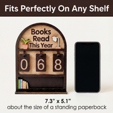 Pagewise – Wooden Reading Book Counter