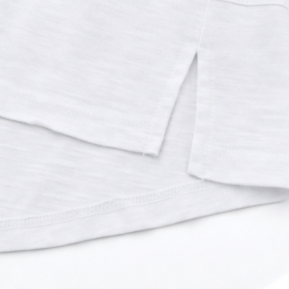 Wearlyn – Oversized Split-Hem T-Shirt with Flared Sleeves