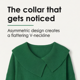 Collara – Asymmetric Collar Knit Sweater