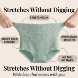 Lunelle – Floral Lace High-Waist Briefs 3-Pack