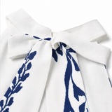 Florenza – Floral Print Halter Neck A-Line Dress for Women