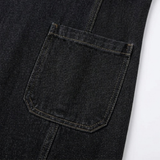 Aurelene – Women's V-Neck Denim Dress with Pockets