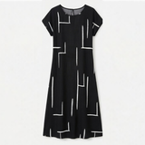 Linara – Women's Abstract Print Summer Shift Dress