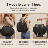 Carrova – Organized Everyday Tote with Backpack Straps