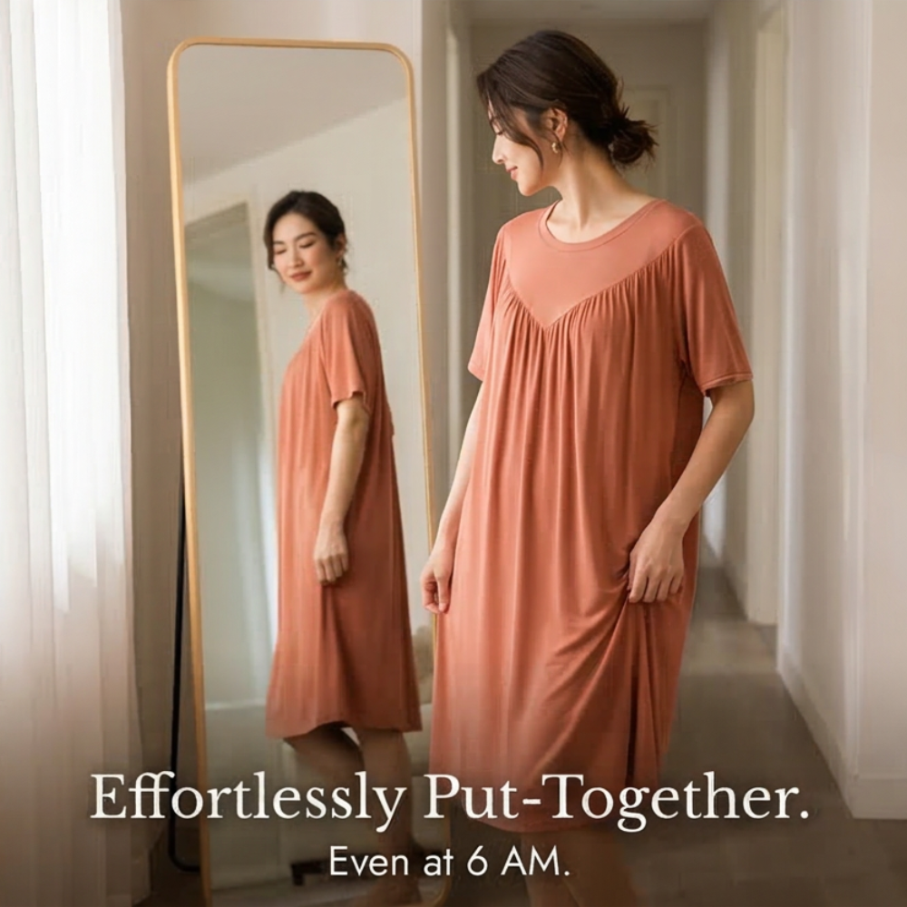 Softveil – Breathable Modal Sleep Dress for Women