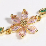 Florelle – Crystal Flower Vine Bracelet