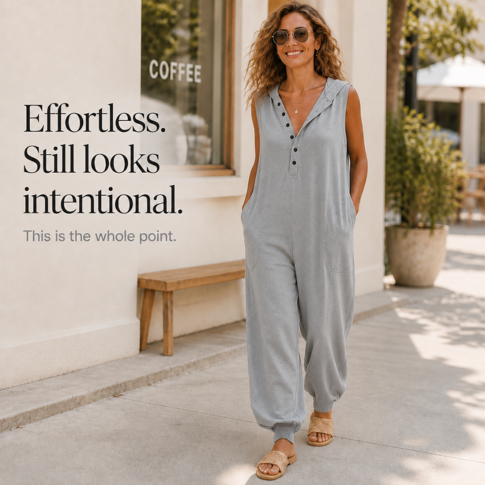 Wearbella – Sleeveless Hooded Jumpsuit That Skips The Guesswork