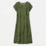 Linara – Women's Abstract Print Summer Shift Dress
