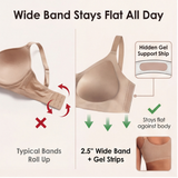 Veluna – Women's Wireless Support Bra with Hidden Gel Lift