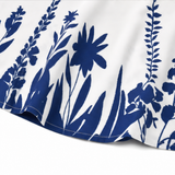 Florenza – Floral Print Halter Neck A-Line Dress for Women