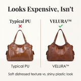 Velura Soft Vegan Leather Everyday Tote