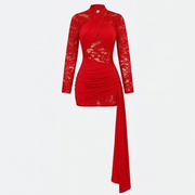 Bright red