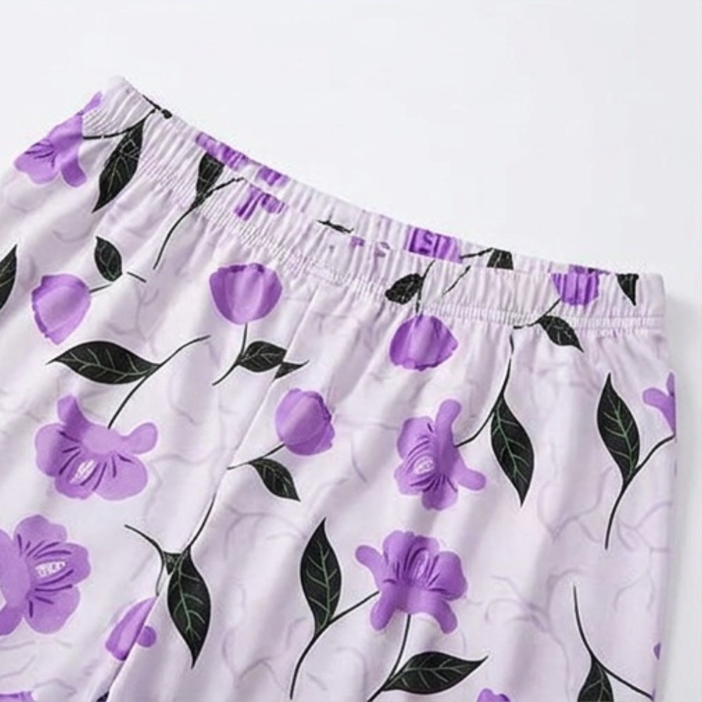 Sereya – Women's Breezy Floral Capri Pajama Set