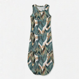 Vivara – Flowy V-Neck Maxi Dress with Pockets