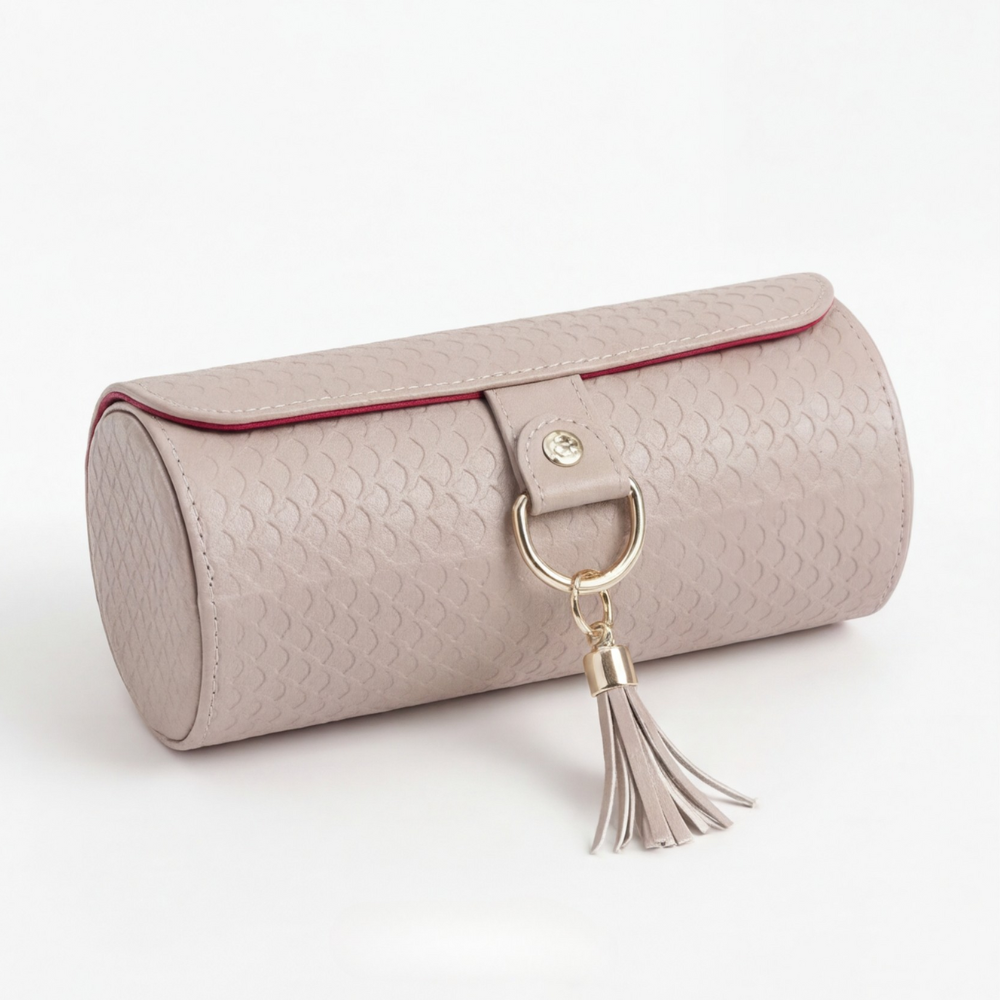 Velora Three Tier Jewelry Roll for Tangle Free Travel