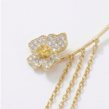 Ornata – Sparkling Butterfly Ear Cuff with Tassels
