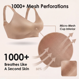 Veluna – Women's Wireless Support Bra with Hidden Gel Lift