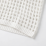 Solenya – Women's Breezy Open-Knit Summer Top