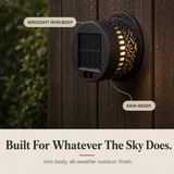 Lumara – Solar Mandala Wall Light Outdoor Garden Fence Projector