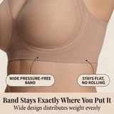 Airella – Women's Wireless Deep V Supportive Bra