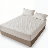 Slumbelle – Waterproof Quilted Mattress Cover & Pillowcase Set