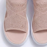 Caluna – Cushioned Slip-On Platform Sandals