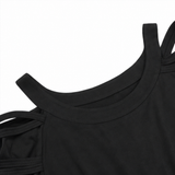 Vivelyn – Ladder Sleeve Tie Waist Romper
