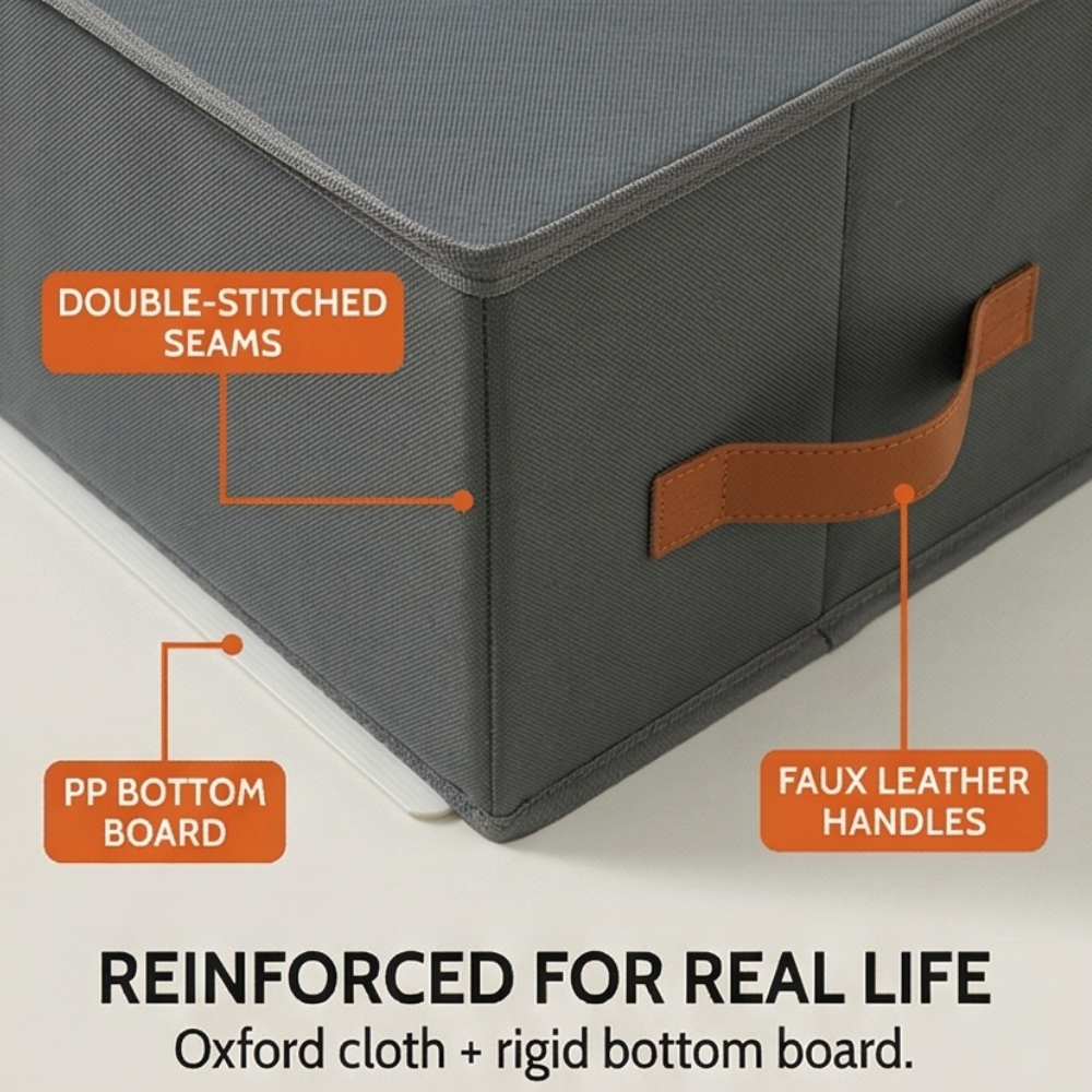 Stowview – Foldable Clear Lid Shoe Organizer