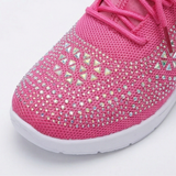 Stellara – Women’s Rhinestone Wedge Sneakers