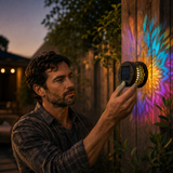 Lumara – Solar Mandala Wall Light Outdoor Garden Fence Projector