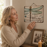 Lunavia – Dragonfly Memorial Plaque with Engraved Remembrance Quote